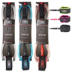 6ft Regular Leash | Diamond Flex | Ocean And Earth | Mid Range Leggie | Surfing Legrope