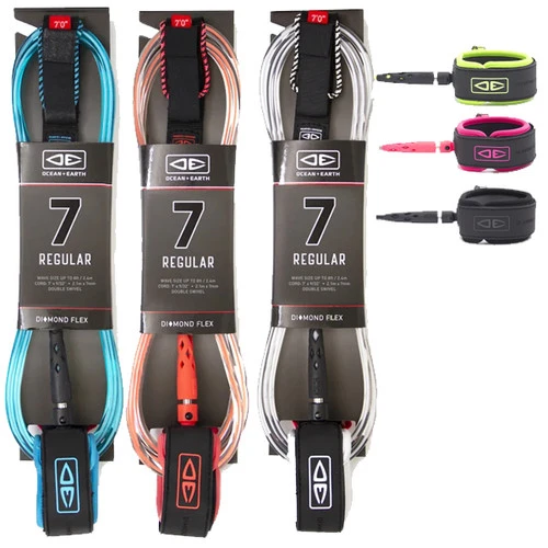 7ft Regular Leash | Diamond Flex | Ocean And Earth | Mid Range Leggie | Surfing Legrope 3 7ft Regular Leash | Diamond Flex | Ocean And Earth | Mid Range Leggie | Surfing Legrope