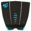 Mick Fanning Lite Tail Pad | Black / Cyan | Surfing Deck Grip | Creatures Of Leisure | Surf Traction Pad -FCS Shop Black Cyan Lite Mick Fanning 12448.1558953570