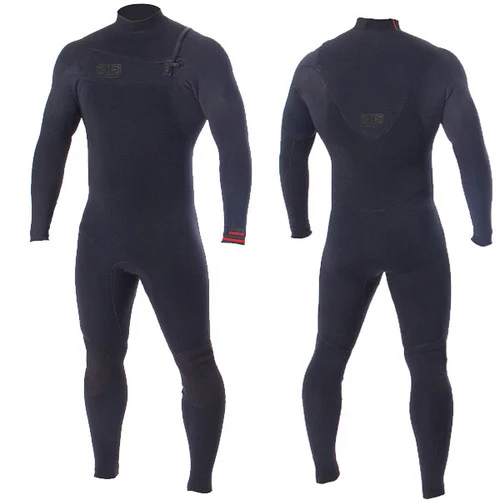 Ocean And Earth Double Black Steamer 4:3mm | Chest Zip | Black 3 Ocean And Earth Double Black Steamer 4:3mm | Chest Zip | Black