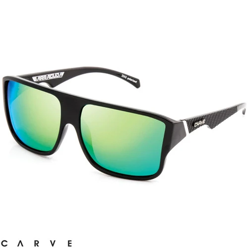 Barracuda | Carve | Mens Sunglasses | Adult | Black/Green | Iridium Polarised Lens | Sunglasses | Eye Wear | Sunnies 3 Barracuda | Carve | Mens Sunglasses | Adult | Black/Green | Iridium Polarised Lens | Sunglasses | Eye Wear | Sunnies