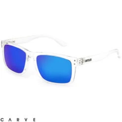 Carve | Goblin X'TAL Clear | Mens Sunglasses | Adult | Polarised Lens | Sunglasses | Eye Wear | Sunnies