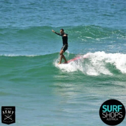 Creative Army | Cruz Longboard | Malibu Surf Board | Fibreglass | Creative Army Surfboards -FCS Shop Buy Creative Army Cruz Longboard Online Surf Shops Australia Red Grey Noserider 02103.1683615185