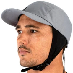 Surf Cap | Creatures Of Leisure | Sun Protection For Surfers | Surf Hat With Clip -FCS Shop Buy Creatures Of Leisure Cap Online Australia Surf Shop Surfing Hat Grey 1 39140.1604637355