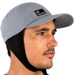 Surf Cap | Creatures Of Leisure | Sun Protection For Surfers | Surf Hat With Clip -FCS Shop Buy Creatures Of Leisure Cap Online Australia Surf Shop Surfing Hat Grey 08627.1604637369