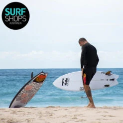FCS | Otis Carey Eco Traction | 1 Piece Deck Grip | Quick Apply Tail Pad | Suits Narrow Surfboards | Indigenous Artworks -FCS Shop Buy FCS Otis Carey Tail Pad Surf Shops Australia Online. Beach 64245.1698196200