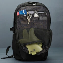 FCS X Pacsafe 25 Litre Backpack | Roam Day | Anti-theft Travel Bag | Surfers Back Pack -FCS Shop Buy FCS Pacsafe 25L Roam Day Backpack Surf Shops Australia Online Inside 61292.1701669822