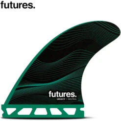 Futures Fins | F6 Legacy Medium | Thruster 3 Fin Set | Honeycomb | Suits Surfers 65-88kg | Balanced All Round Fin