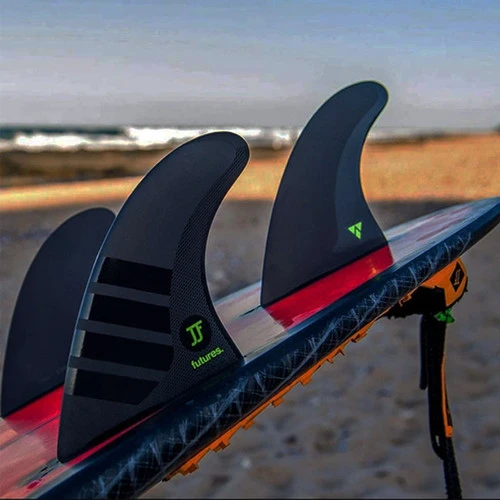 John John Florence JJF Medium Thruster Fin Set | Alpha Carbon | Futures Fins | All Round Performance 4 John John Florence JJF Medium Thruster Fin Set | Alpha Carbon | Futures Fins | All Round Performance - Image 2