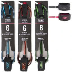 6ft Allround Comp One Piece XT | Ocean And Earth | Surfboard Leash | Lightest And Strong | Leggie | Top Range Model
