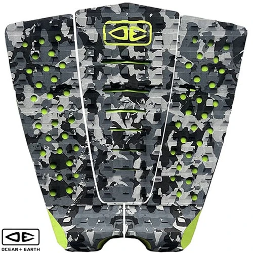 Ocean And Earth | Frederico Morais Tail Pad | Camo/Lime | Surfboard Deck Grip | Traction Pad | Surfing Tailpad 4 Ocean And Earth | Frederico Morais Tail Pad | Camo/Lime | Surfboard Deck Grip | Traction Pad | Surfing Tailpad - Image 2
