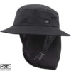 Men's Indo Stiff Peak Surf Hat | Charcoal | Surfing Hat With Quick Release Clip 1 Men's Indo Stiff Peak Surf Hat | Charcoal | Surfing Hat With Quick Release Clip -FCS Shop Buy Ocean And Earth Indo Surf Hat With Flap Surf Shops Australia Charcoal 44907.1692950453