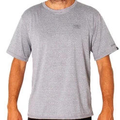 Ocean And Earth | Surf Shirt Grey | Short Sleeve | Rash Vest | Loose Fit | Beach And Water Activities