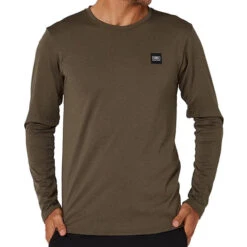 Ocean And Earth | Surf Shirt Olive Marle| Long Sleeve | Rash Vest | Loose Fit | Beach And Water Activities