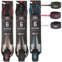 6ft Premium One Piece XT | Ocean And Earth | Surfboard Leash | Super Strong Leggie | Top Of The Range Leg Rope |