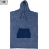Ocean And Earth | Daybreak Steel Blue Hooded Towel Poncho | Guys Surf Poncho -FCS Shop Buy Ocean and Earth Mens Poncho Day Break Hooded Towel Online Surf Shops Australia Steel Blue 34820.1689665080