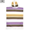 Ocean And Earth | Sunkissed Apricot Violet | Ladies Poncho | Hooded Towel | Lightweight