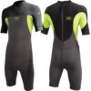 Ocean And Earth Youth Boys Free-Flex Springsuit 2mm | Back Zip | Black/Lime -FCS Shop Buy Ocean and Earth Youth Boys Wetsuit Spring Suit Black Lime 69904.1667615946