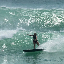 Salt Gypsy | Mid Tide Surfboard | Epoxy Core Softboard | Mid Length Surfboards | Cruise And Style -FCS Shop Buy Online Surf Shops Australia Salt Gypsy Surfboard Mid Tide Action3 93471.1685682041