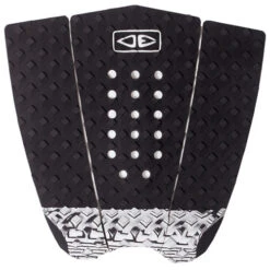 Wide Jack Tail Pad | Hybrid | Fish | Retro | Deck Grip | Black/ White | Surfboard Traction Pad | Ocean And Earth