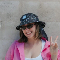 Plow Surf Co. | Elation The Label X Plow Surf Hat | Surfing Hat | Beach + Water Activity Headwear | -FCS Shop Buy Plow Surf Co Elation Surfing Hat With Chin Strap Adult 63204.1690958723