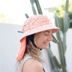 Plow Surf Co. | Lady Plow | Plow Surf Hat | Surfing Hat | Beach + Water Activity Headwear | -FCS Shop Buy Plow Surf Co Lady Plow Surfing Hat With Chin Strap Ladies 03753.1692946615