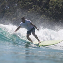 Sleepwalker Longboard | Fibreglass | Single Fin Setup | NSP Surfboards | Classic Style Malibu -FCS Shop Buy Sleepwalker Longboard NSP Surfboard Online Australia Surf Shop Green 2 67413.1615175607