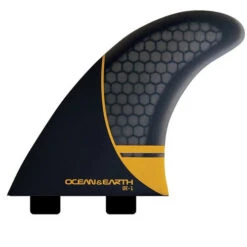Whip Surfboard Fins | Thruster 3 Fin Set | Ocean And Earth | Snappy Turns -FCS Shop Buy Surfing Equipment Online Thuster Surf Fins Whip Ocean And Earth Large 00667.1589976282