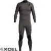XCEL Comp Wetsuit Steamer 2mm | Chest Zip | All Jet Black | Xcel Surfing Wetsuits