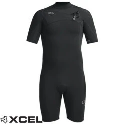 XCEL | Comp-X Spring Suit 2mm Wetsuit | Chest Zip | Mens Surfing Springy
