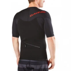 Dakine Storm Snug Fit Short Sleeve UV Padded Rashguard | Surfing Rashie | Surf Rash Vest | Black -FCS Shop Dakine Storm Snug Fit Short Sleeve Rashguard Black Surf Shops Australia Action 48490.1519793204