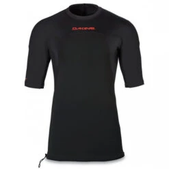 Dakine Storm Snug Fit Short Sleeve UV Padded Rashguard | Surfing Rashie | Surf Rash Vest | Black