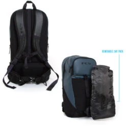 FCS FACTORY 2nd - Strike Surf Travel Backpack 27L | Steel -FCS Shop FCS2 Strike Travel Surf Backpack Surfboard Lugguage Black Steel FCSII Features 45394.1536792792