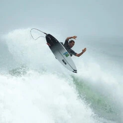 Ocean And Earth | Frederico Morais Tail Pad | Camo/Lime | Surfboard Deck Grip | Traction Pad | Surfing Tailpad