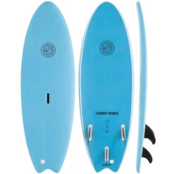 Gnaraloo Surfboards | Flounder Pounder | Softboard | Learner Surfboard For Kids | New Colours -FCS Shop Gnaraloo Flounder Pounder Kids Learner Surfboard Buy Online Surf Shops Australia Blue 58746.1631424538
