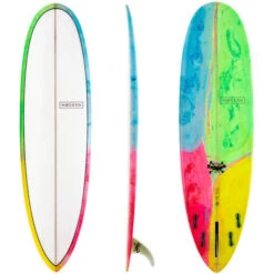 Love Child | Modern Surfboards | Beautiful Longboard Shaped Mini Mal Mixed With A Performer Attitude -FCS Shop Love Child Surfboard Model Mid length Modern Surfboards Psychadelic Kaleidoscope 05759.1592370285