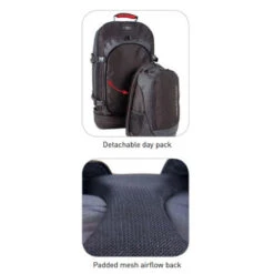 Ocean And Earth | Bells & Whistles Backpack 75L | Black | Extra Large Surfers Touring Backpack -FCS Shop Ocean and Earth Bells Whistles Backpack Black Features 96695.1501196500