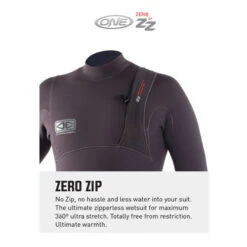 Ocean And Earth Zero Zip Steamer 4:3mm | Full Surfing Wetsuit | Mens -FCS Shop Ocean and Earth Mens Zero Zip wetsuit Zero Zip 11812.1501209273