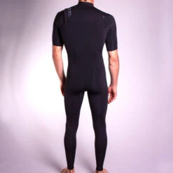 XCEL Comp X Short Sleeve Surfing Wetsuit 2mm | Chest Zip | Black -FCS Shop Xcel Comp X Surfing Wetsuit 2mm Buy Online Surf Shops Australia Back 39637.1618980285